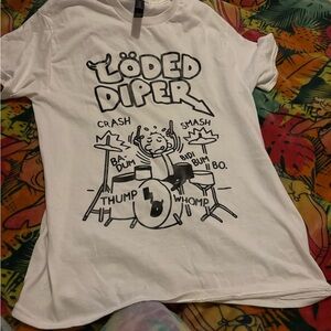 White Kids Graphic T-Shirt